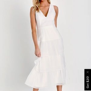 NWT Lulu’s White Dress
